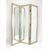 Liora Dressing Screen | 3 Panel Mirror Frame | Full Size | Gold