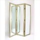 Liora Dressing Screen | 3 Panel Mirror Frame | Full Size | Gold