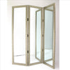 Liora Dressing Screen | 3 Panel Engraved Frame | Full Size | Gold