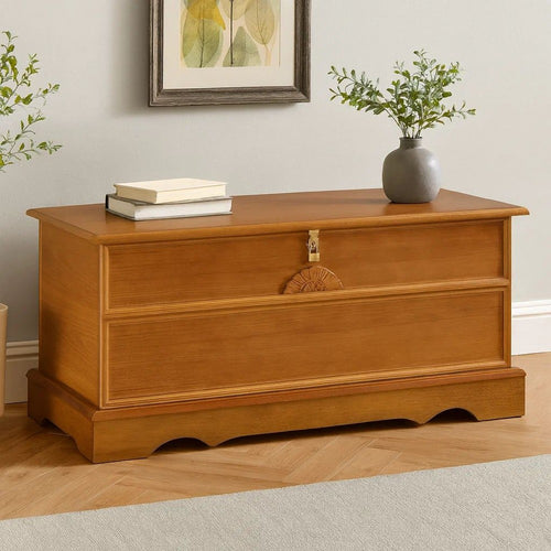 Noah Tall Dresser Chest | Molded Details | Hidden Storage | Brown