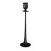 Candle Holder with Sleek Pedestal Support Large Black BM242903