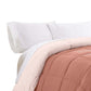 Veria Microfiber Queen Comforter with Stitched Block Pattern The Urban Port Orange By Casagear Home BM243326