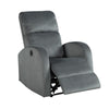 Nico Recliner | Power Motion | Fabric Wrapped | Gray