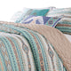 Veria 2 Piece Twin Quilt Set | Geometric Pattern | Blue