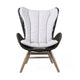 Reid Lounge Chair | Rope Wingback | Indoor Outdoor | Gray BM245723