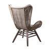 Reid Lounge Chair | Rope Wingback | Indoor Outdoor | Brown BM245724