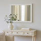 Mira Mirror | Molded Wood Frame | Wall Mount | White