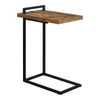 Side Table with Plugin and Cantilever Base, Brown By Casagear Home