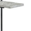 Side Table with Plugin and Cantilever Base Gray By Casagear Home BM245912