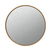 Liora Mirror | Round Metal Frame | Ring Holder | Brass