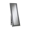 Liora Cheval Mirror | Rhinestone Inlay | LED Light | Silver