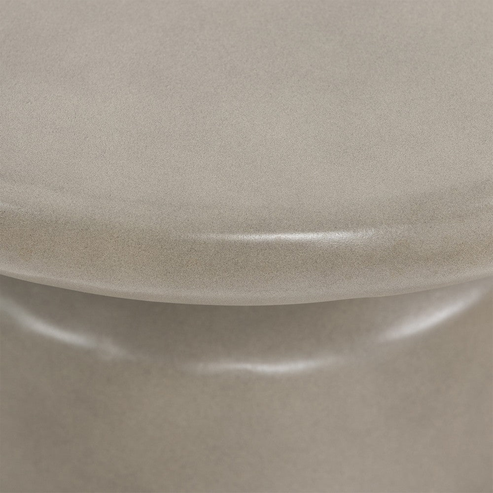 Umbre Concrete Indoor Outdoor Accent Stool End Table BM245995