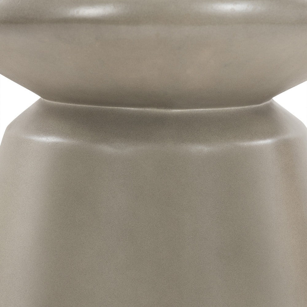 Umbre Concrete Indoor Outdoor Accent Stool End Table BM245995