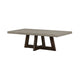 Elodie Coffee Table | Concrete | Dark Oak | Rectangle