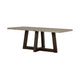 Elodie Dining Table | Concrete | Dark Oak | Rectangle
