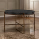 Sylvie Coffee Table | Round | Brushed Oak | Metal Frame