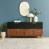 Amigo Buffet | Black Veneer | Walnut Wood