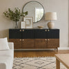 Amigo Buffet | Black Veneer | Walnut Wood