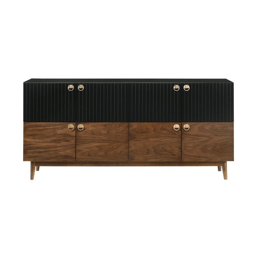 Amigo Buffet | Black Veneer | Walnut Wood