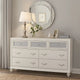 Liora Dresser | 7 Drawer | Glitter Acrylic Front | White