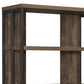 Wooden Bookcase with 3 Tier Shelves and 2 Doors Brown By Casagear Home BM246099