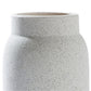 Vase with Elongated Textured Ceramic, Set of 3, White By Casagear Home