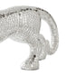 Mirrored Standing Panther with Glass Mosaic Pattern, Silver By Casagear Home