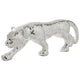 Liora Panther Statue | Glass Mosaic | Standing | Silver