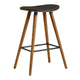Reid Counter Stool | 26" | Backless | Faux Leather | Brown