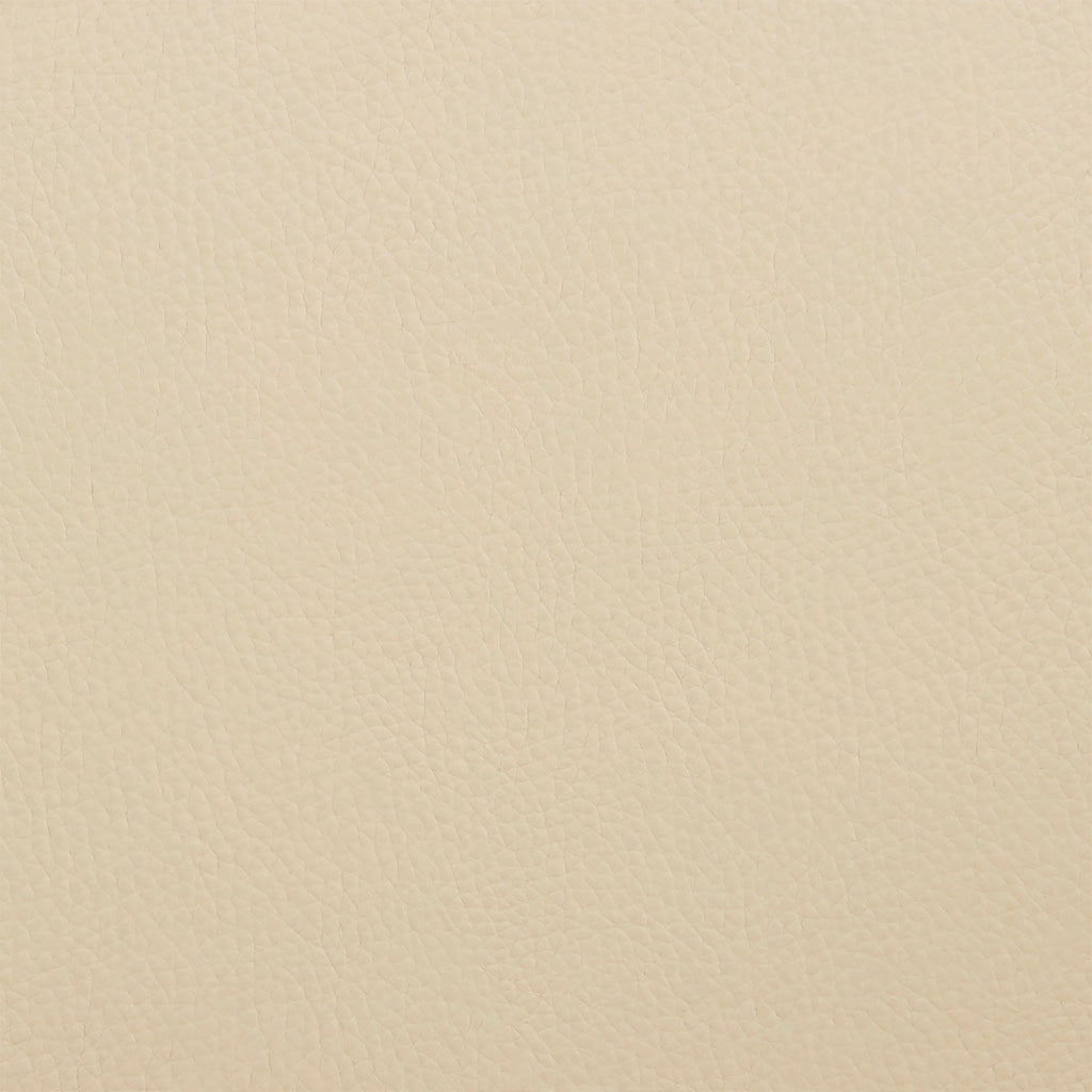 Leatherette Dining Chair with Slightly Curved Seat Cream By Casagear Home BM248197