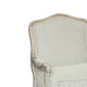 Accent Chair with Pillow Seat and Scrolled Frame Off White BM249415
