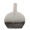 Liora Vase | Bellied Shape | Textured Details | Gray