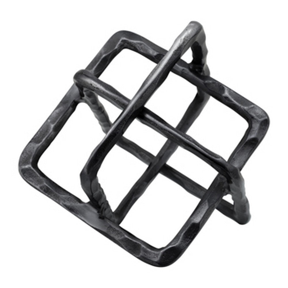 Liora Accent Decor | 10" | Square Interlinks | Gray