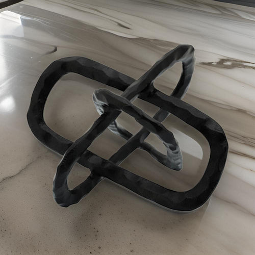 Liora Accent Decor | Oval Interlinks | Black