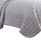 Veria 3 Piece King Quilt Set with Channel Stitching The Urban Port, Orchid By Casagear Home