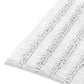 Veria 2 Piece Bath Mat with Textured Loops Details The Urban Port White By Casagear Home BM250068