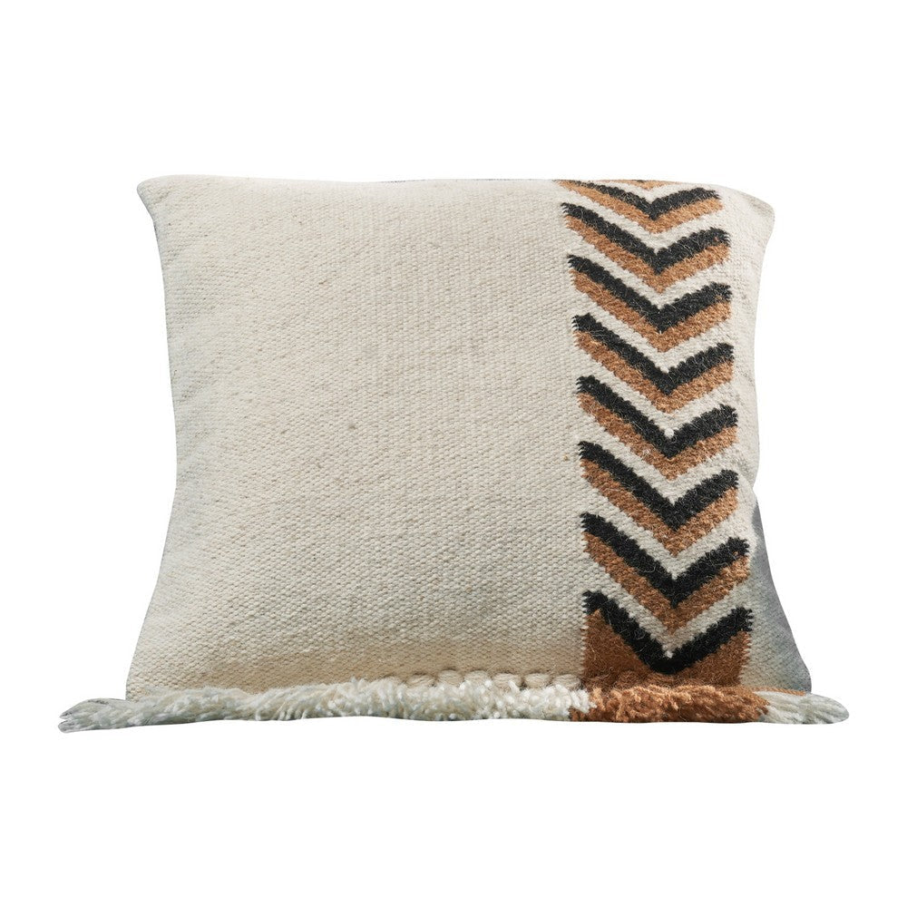 Veria Pillow Cover | Herringbone Design | Multicolor