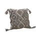 Veria Pillow Cover | Geometric Texture | Gray