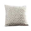 Veria Pillow Cover | Celtic Knot | White | Beige
