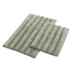 Veria 2 Piece Bath Mat | Textured Loops | Sage Green