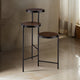 Liora Plant Stand | 3 Tier | Round Wood Shelves | Foldable | Black