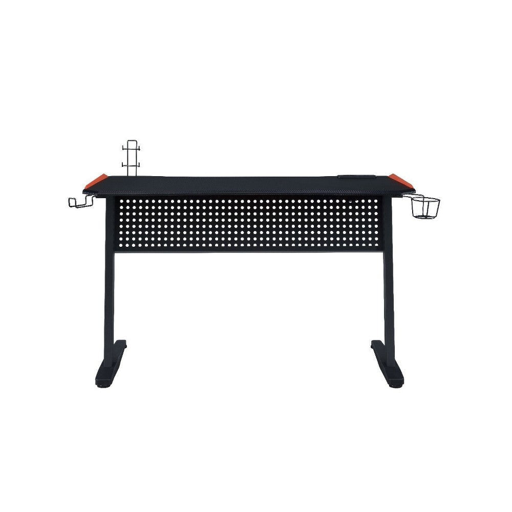 MDF Gaming Table with Cup and Controller Holders Black BM250341