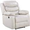 Reid Power Recliner | Split Back | Pillow Top Arms | Cream