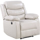 Reid Power Recliner | Split Back | Pillow Top Arms | Cream