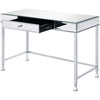 Rectangular Storage Writing Desk White BM250366