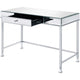 Rectangular Storage Writing Desk White BM250366