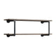 Liora Wall Rack | Antique Metal Frame | Brown | Gray