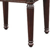 End Table with Traditional Style and Turned Legs Espresso Brown BM250596