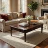 Elora Coffee Table | Traditional Turned Legs | 48" | Espresso Brown
