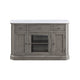 Arlo Server | Faux Marble Top | 3 Drawers | White & Brown
